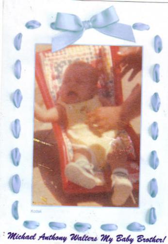 Michael when he was a baby